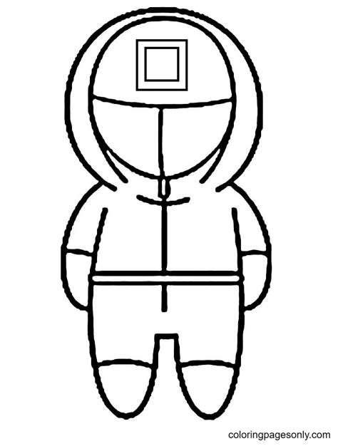 Squid Game Coloring Pages - Free Printable Coloring Pages