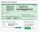 Online Check Payment