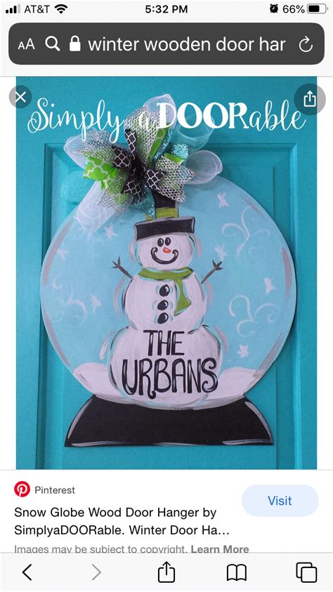 Pin By Susan Reeder On Wood Door Signs Wood Doors Snowman Door Crafts