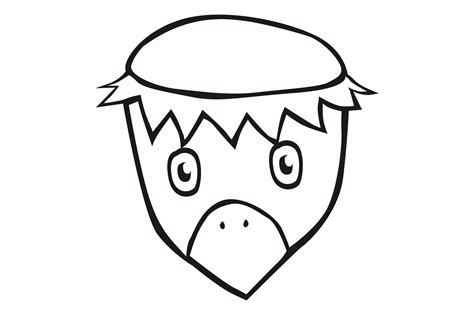 Halloween Cartoon Character Head Sticker Japanese Mythological