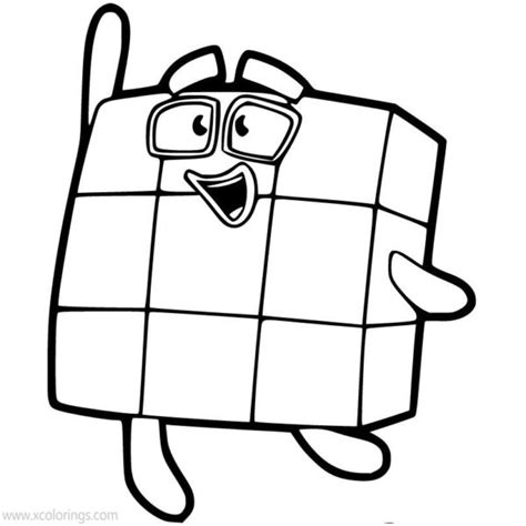 Numberblocks Coloring Pages 12