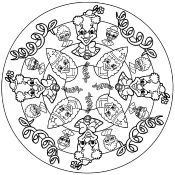 Fasching mandala für kinder kostenlos : Mandalas Für Fasching / Pippi Longstocking Mandala For Pre ...