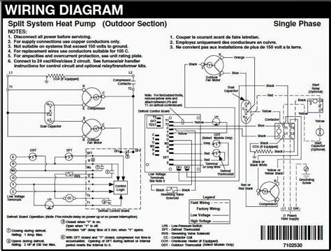 It is a red wire and comes from the transformer usually located in the air handler for split systems, but you may find the transformer in the condensing unit. Pin on Heat pump schematic