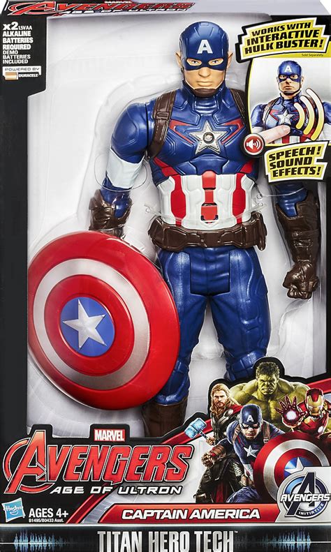 Best Buy Hasbro Marvel Avengers Age Of Ultron Titan Hero Tech Captain