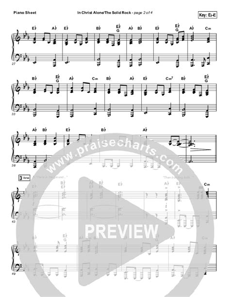 In Christ Alone Solid Rock Medley Sheet Music Pdf Travis Cottrell