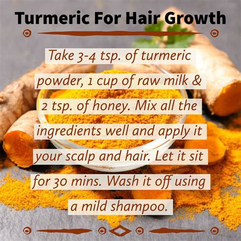Hair Growth Try Out This Turmeric Method And The Other Method Posted