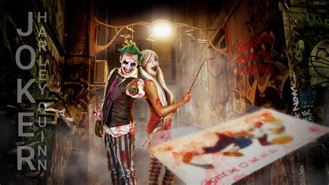 Joker And Harley Quinn Cosplay Photography 4k Wallpaperhd Superheroes