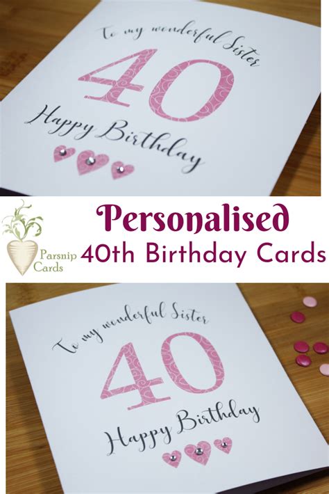 personalised birthday cards in pink to celebrate the 30th birthday of someone special it could
