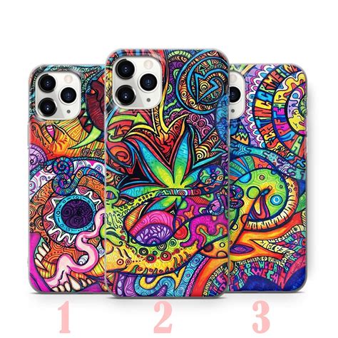 Trippy Psychedelic Phone Case For Iphone 11 Pro 6 7 8 X Xs Xr Etsy
