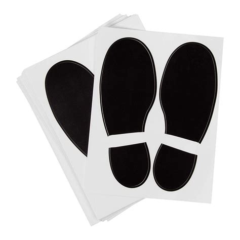 Footprint Stickers 32 Pairs Footprint Decal Self Adhesive Stickers