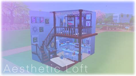 Dollhouse Challenge Aesthetic Loft Sims 4 Speedbuild Youtube
