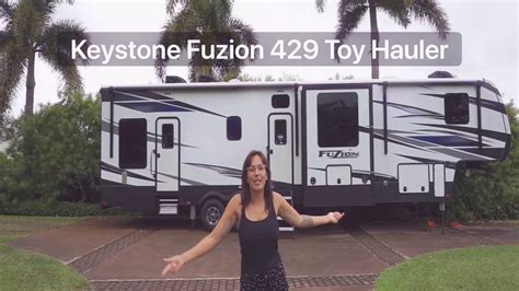 Keystone Fuzion 429 Toy Hauler Tour Youtube