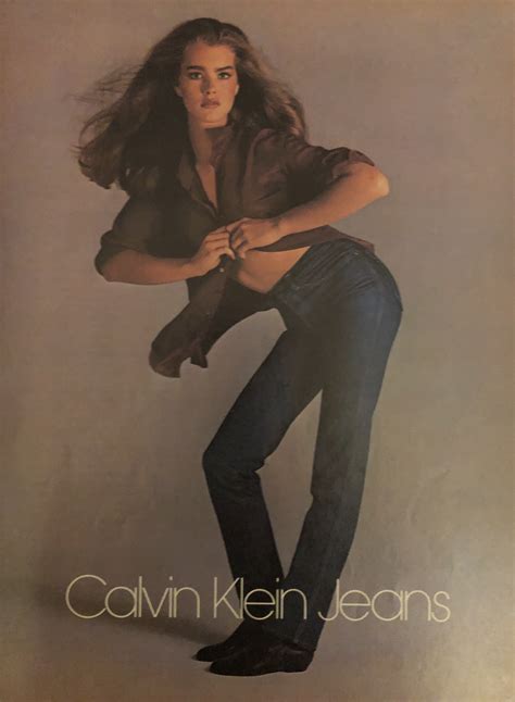 Brooke Shields Calvin Klein Jeans New York Magazine Dec 1980