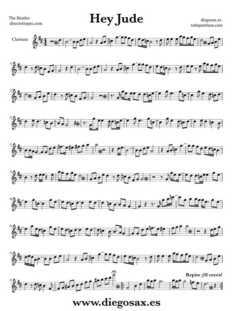 Hey+Jude+Clarinet+Sheet+Music+Partitura+Clarinete+Hey+Jude+The+Beatles+Music+Scores-1.png 1.196× ...