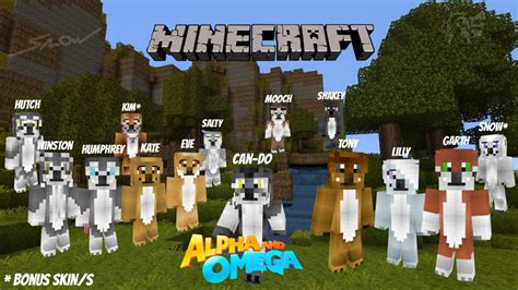 Characters Alpha And Omega Wiki Omega Alpha Minecraft Creations