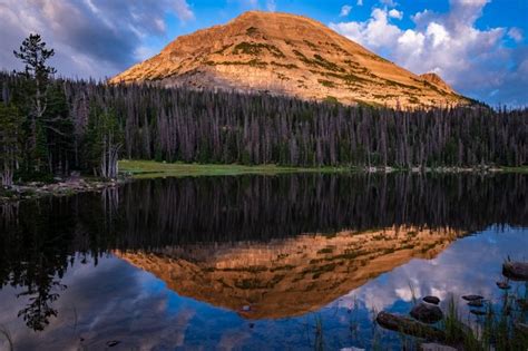 Walk Around Utahs Mirror Lake To Enjoy Cool Views And Climate