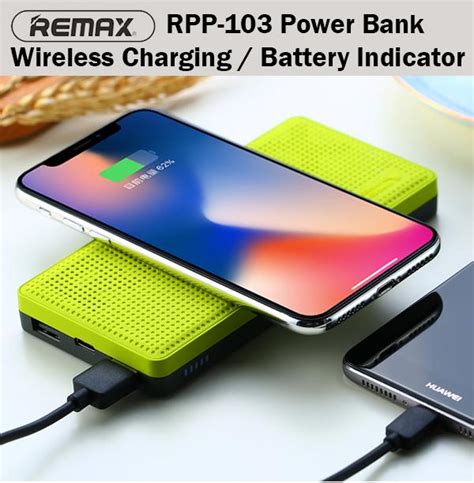 Remax proda power box 10000mah 10000mah power bank portable mobile powerbank dual usb external battery pack charger: Remax RPP-103 Miles Wireless Power Bank Powerbank 10000mAh ...