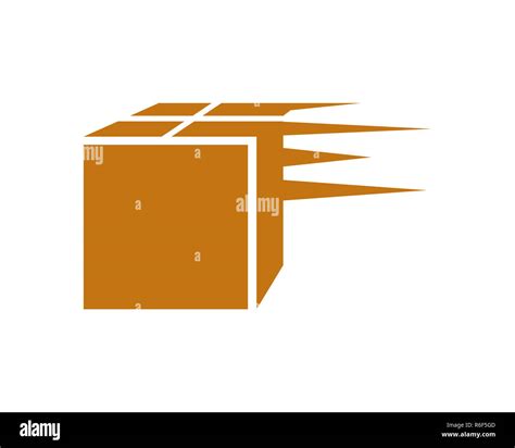 Moving Box Logo Stock Photo Alamy