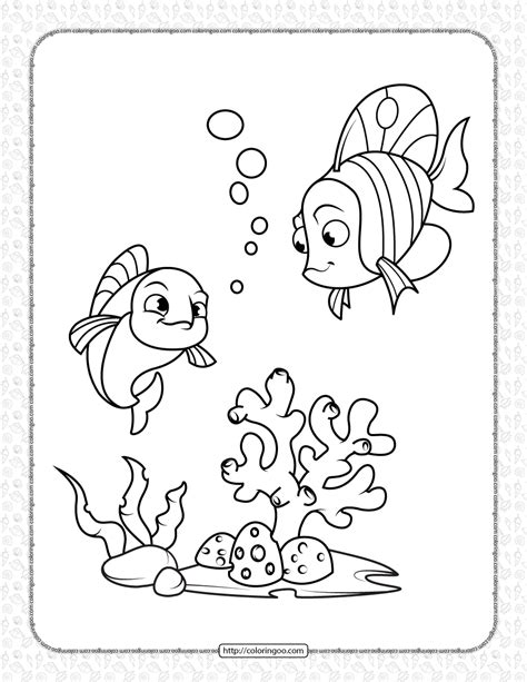 Ocean Coloring Pages To Download And Print For Free Underwater
