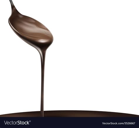 Liquid Chocolate Royalty Free Vector Image Vectorstock