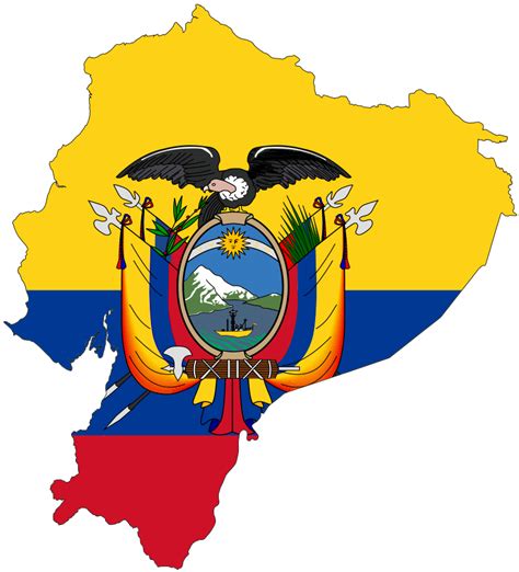 República del ecuador, which literally translates as republic of the equator; File:Flag-map of Ecuador.svg - Wikimedia Commons