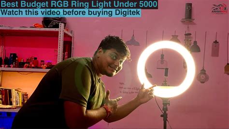 Best Ring Light For Youtube Digitek Led Ring Light 18 Inches Rgb
