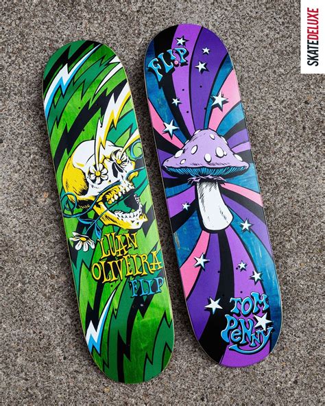 Flip Skateboards Blast Deck Series Longboard Design Skaten
