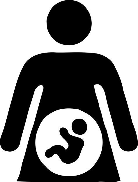 Pregnancy Clipart Pregnant Woman Icon Image 32878