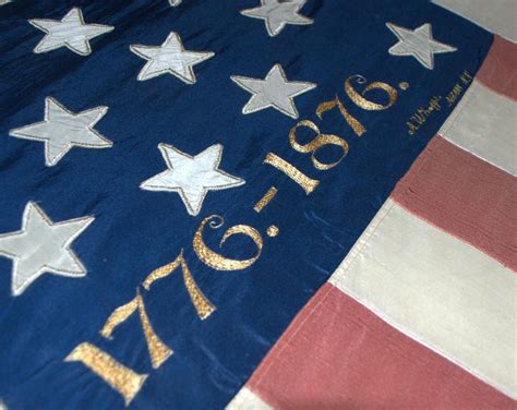 Rare American Flags American Centennial Flag 1876