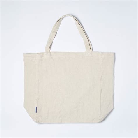 Oversized Linen Tote Bag In Natural By The Conran Shop At The Conran Shop
