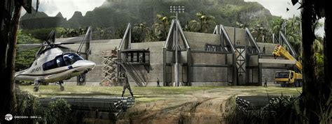 Concept Art Of The Indominus Rex Paddock From Jurassic World 2015 At This Stage Of