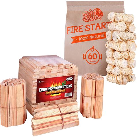 Kindling Wood Fire Starter Sticks 300 500 Pc And 60 Pc Xxl Size Kiln