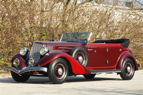 1934 Auburn Convertible Sedan Barrett Jackson Auction Company World