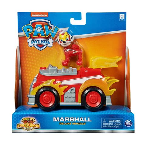 Buy Paw Patrol Mighty Pups Super Paws Deluxe Vehicle With Collectible