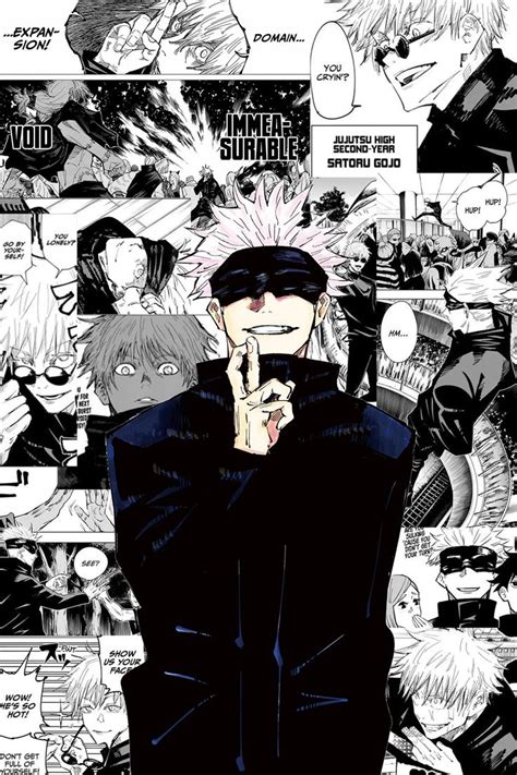 Gojo Satoru Jujutsu Kaisen Manga Panel | Anime decor, Anime guys, Jujutsu