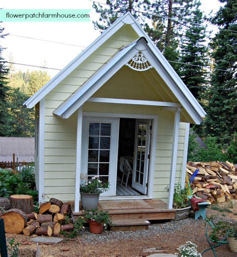 With the popularity of television shows about the improved freedom and lifestyle of a tiny house, it is no wonder the first and most obvious consideration is whether you want a tiny house as your primary living place or are you hoping to use it as an entertaining, office, or guest. Build Your Own Crafting Cottage or Garden Shed - Flower Patch Farmhouse