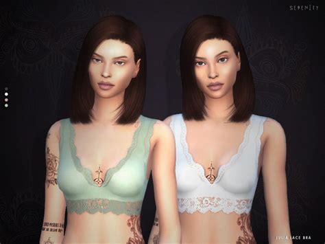 Julia Lace Bra Top Acc Set By Serenity Cc At Tsr Sims