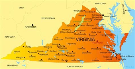 Color Map Of Virginia 1024x529 