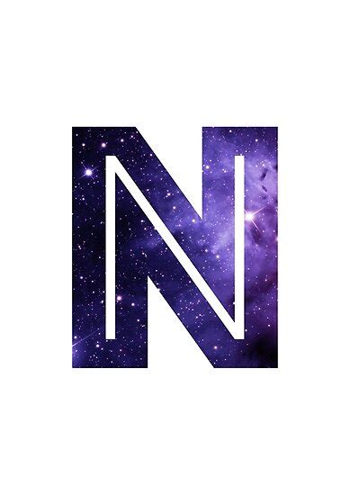 The Letter N Space Posters By Mike Gallard Redbubble