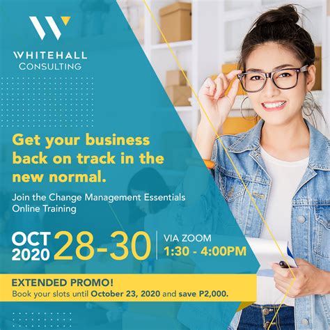 Change Management Online Training October 2020 Whitehall Consulting
