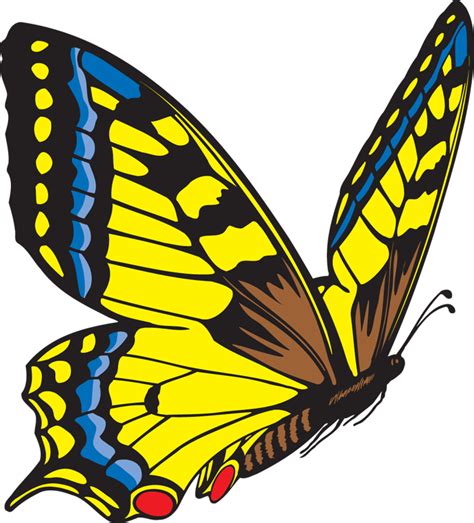 Yellow Butterfly Clipart Clipart Panda Free Clipart Images