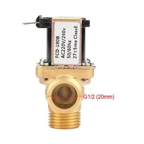 Buy Ac220v G12 Normal Closed Brass Solenoid Valve Pilot Operated Water