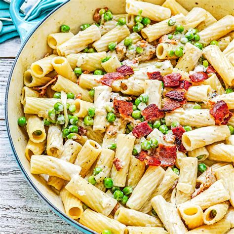 One Pot Bacon Alfredo Pasta Creamy Mommy S Home Cooking