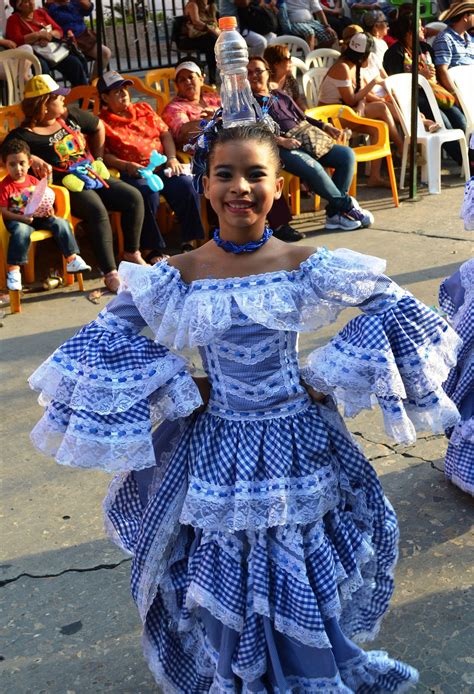 Azul Folklorico Dresses Colombian Fashion Traditional Outfits