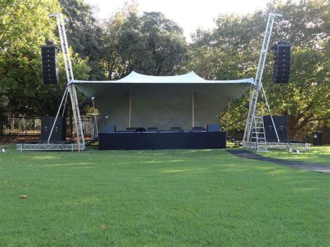 Stage Tents And Events View Our Portable Stage Cover Photos 会場 施工