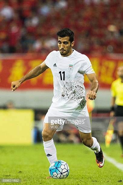 Vahid Amiri Of Iran Drives The Ball During The 2018 Russia World Cup
