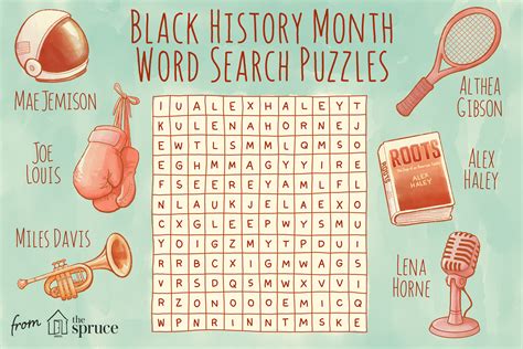 Black History Month Word Search Wordmint Word Search Printable