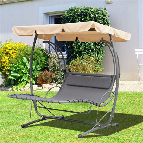 Choose from contactless same day delivery, drive up and more. Outsunny Double Chaise Lounge Chair Hammock Swing w ...
