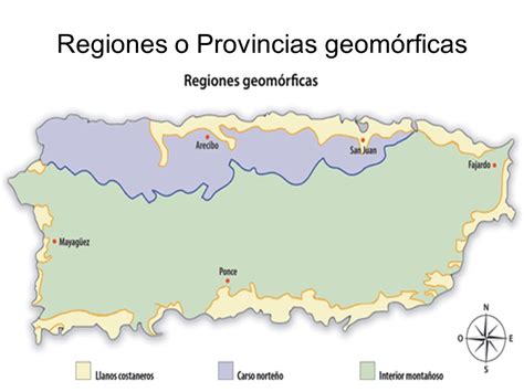 Regiones Geomorficas De Puerto Rico Regiones Geográficas De Puerto