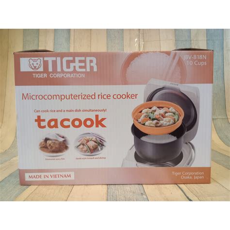 Jual Tiger Rice Cooker Liter Cup Jbv Tacook Digital Made In